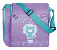 Saro verzorgingstas met zitverhoger paars 34 x 30 x 16 cm