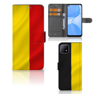 OPPO A73 5G Bookstyle Case Belgische Vlag