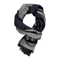 LERROS sjaal grijs/donkerblauw