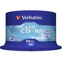 Verbatim CD-R AZO Crystal 700 MB 50 stuk(s) - thumbnail