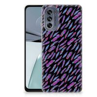 Motorola Moto G62 5G TPU bumper Feathers Color