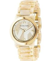 Horlogeband Michael Kors MK4204 Kunststof/Plastic Beige 19mm - thumbnail