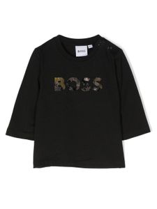 BOSS Kidswear haut à logo imprimé - Noir