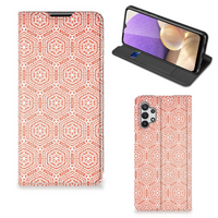 Samsung Galaxy A32 5G Hoesje met Magneet Pattern Orange - thumbnail