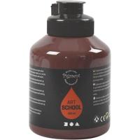 Pigment Acrylverf donkerbruin 500 ml