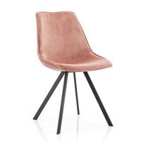 Eetkamerstoel Belle | Velvet | Roze