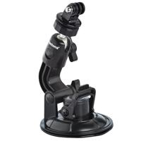 Mantona Zuignaphouder 1-been maat XL (9 cm zuignap, voor GoPro Hero 11 10 9 8 7 6 5 4 3+ Session en andere compatibele actiecamera's)