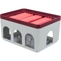 TRIXIE CAT ACTIVITY ROD BOX WIT / BORDEAUX 20X16X12 CM - thumbnail