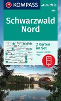 Wandelkaart 886 Schwarzwald Nord | Kompass - thumbnail