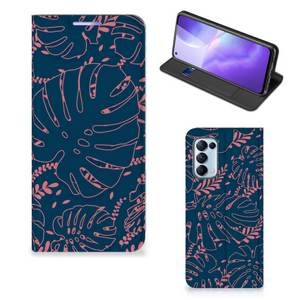 OPPO Find X3 Lite Smart Cover Palm Leaves