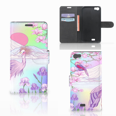 Wiko Lenny Telefoonhoesje met Pasjes Bird Wiko Lenny Telefoonhoesje met Pasjes Bird