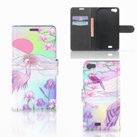 Wiko Lenny Telefoonhoesje met Pasjes Bird