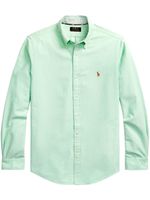 Polo Ralph Lauren chemise en coton à motif Polo Pony - Vert