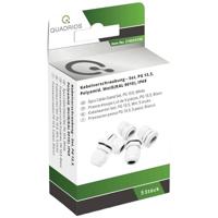 Quadrios 2102CA125 kabelschroefverbinding assortiment PG13.5 PA66 wit 1 set