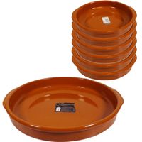 Set van 7x stuks tapas borden/ovenschalen Alicante met handvatten 42 en 20 cm - thumbnail