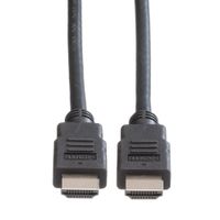 ROLINE GREEN HDMI High Speed kabel met Ethernet M-M, TPE, zwart, 2 m - thumbnail