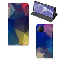 OPPO A73 5G Stand Case Polygon Dark