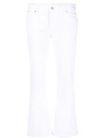 DSQUARED2 pantalon bootcut à coupe courte - Blanc