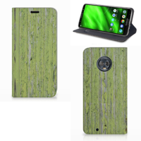 Motorola Moto G6 Book Wallet Case Green Wood