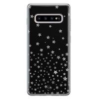 Samsung Galaxy S10 Plus siliconen hoesje - Falling stars