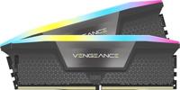 CORSAIR VENGEANCE RGB DDR5 RAM – 96 GB (2x48GB) 6000MHz CL36-44-44-96 1,4V AMD EXPO Intel XMP 3.0 Desktop Computergeheugen – Grijs (CMH96GX5M2E6000Z36)