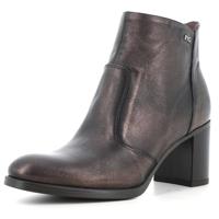 NeroGiardini dameslaarzen van donkerbruin leer - 410950D 300 - maat, Donkerbruin, 37 EU