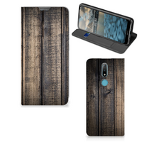 Nokia 2.4 Book Wallet Case Steigerhout - thumbnail