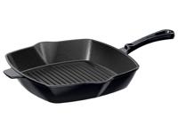 ERNESTO Gietijzeren grillpan (Zwart)