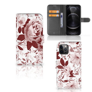 Hoesje Apple iPhone 12 Pro Max Watercolor Flowers