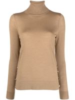 Michael Michael Kors decorative-button wool jumper - BROWN - thumbnail