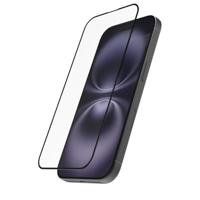 Hama Beschermglas voor mobiele telefoon D3O voor iPhone 16 (displaybescherming, onbreekbaar, anti-vingerafdruk, glas met montagehulp, volledige bescherming 10H, case-friendly, krasbestendig,