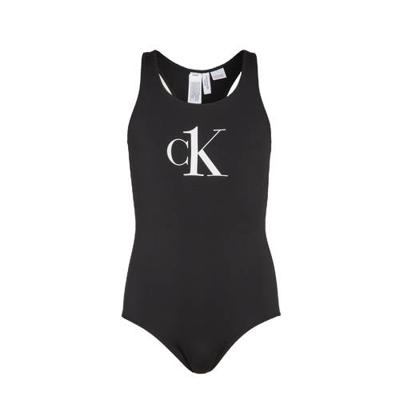 CALVIN KLEIN badpak met logo zwart