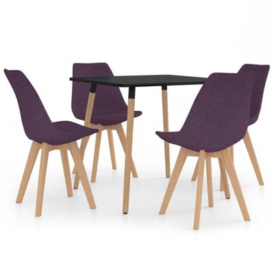 vidaXL 5-delige Eethoek paars vidaXL 5-delige Eethoek paars