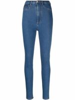 Philipp Plein jean slim à taille haute - Bleu - thumbnail