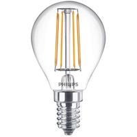 Philips LED Lamp E14 4,3W Kogel Helder