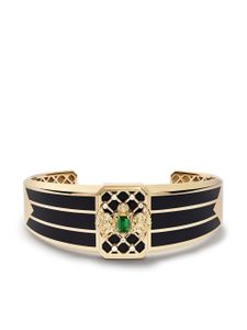 Balmain bracelet manchette Large Emblem - Or