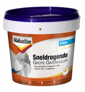 alabastine sneldrogende grote gatenvuller 2 x 500 gram