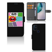 OnePlus Nord N10 Wallet Case met Pasjes Popart Princess