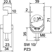 OBO Bettermann 1187626 Beugelklem 1 stuk(s)