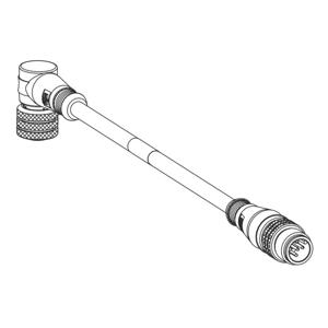 Molex 1200660381 Sensor/actuator connector, geassembleerd Aantal polen: 4 Bus, Stekker 5.00 m 1 stuk(s)