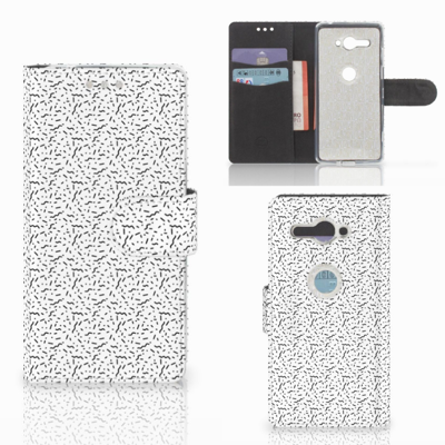 Sony Xperia XZ2 Compact Telefoon Hoesje Stripes Dots Sony Xperia XZ2 Compact Telefoon Hoesje Stripes Dots