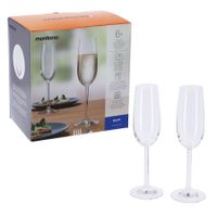 Montana pure champagne glazen set van 6