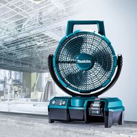 Makita Vloerventilator (Ø x h) 235 mm x 463 mm Turquoise, Zwart - thumbnail