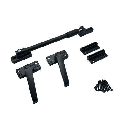 AXA raamsluitingset - zwart - 3308-41-38 - buitendraaiend DR.4 - Inclusief teleuitzetter 30 cm AXA raamsluitingset - zwart - 3308-41-38 - buitendraaiend DR.4 - Inclusief teleuitzetter 30 cm