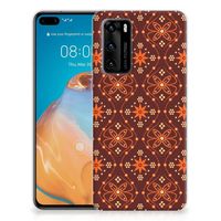 Huawei P40 TPU bumper Batik Brown