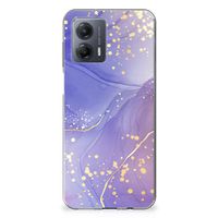 Hoesje maken voor Motorola Moto G53 Watercolor Paars - thumbnail