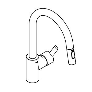 Grohe QuickFix Feel keukenmengkraan RVS