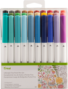 Cricut 2004060 viltstift Fijn Zwart, Blauw, Groen, Magenta, Rood, Turkoois, Geel 30 stuk(s)