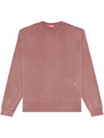 Diesel sweat S-Macs-Rw à logo imprimé - Rose