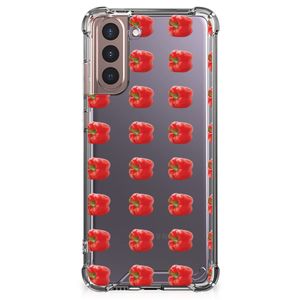 Samsung Galaxy S21 Plus Beschermhoes Paprika Red